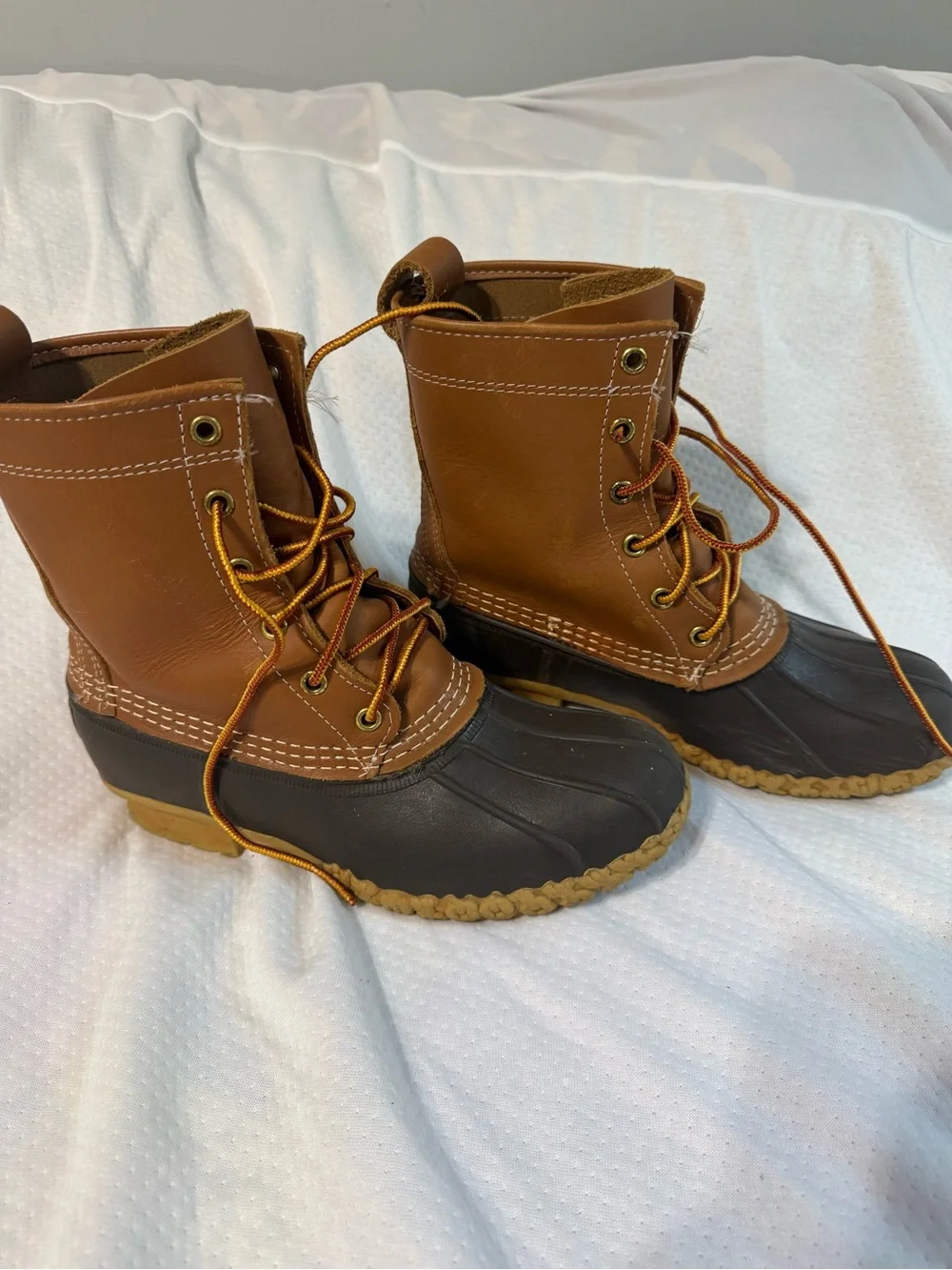 Brown and Black Bean Boots - Lace Up Waterproof Style kids 4